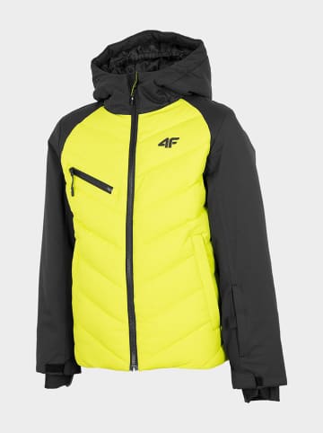 4F Ski-/snowboardjas geel/zwart