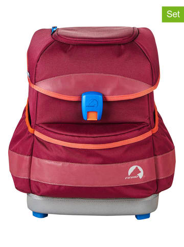 finkid 4-delige schoolset "Buddy" bordeaux
