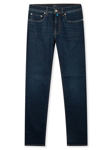 Pierre Cardin Dżinsy "Lyon" - Tapered fit - w kolorze granatowym