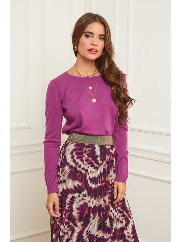 Soft Cashmere Sweter w kolorze fioletowym