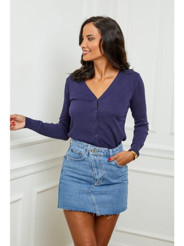 Soft Cashmere Vest blauw