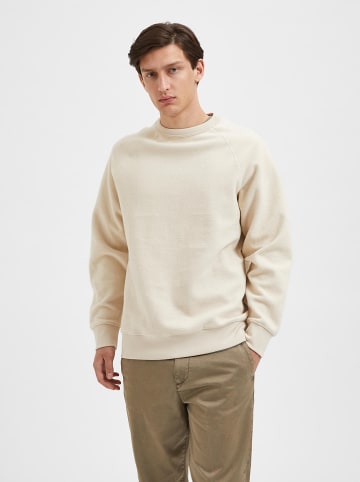 SELECTED HOMME Sweatshirt "Karl" in Creme