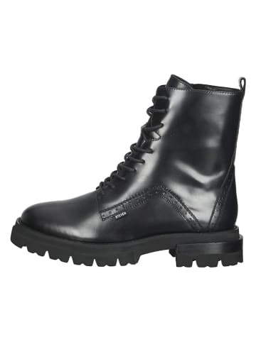 Steven New York Leder-Boots in Schwarz