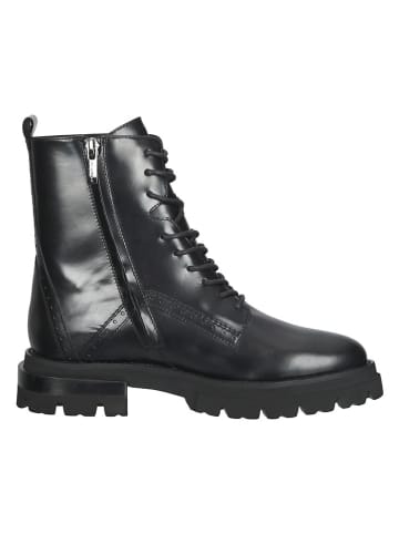 Steven New York Leder-Boots in Schwarz