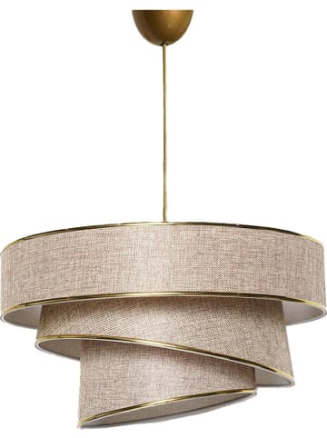 Opviq Lampa wisząca w kolorze beżowym - wys. 72 x Ø 40 cm