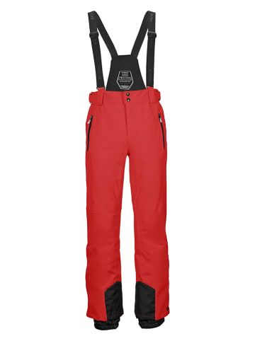 Killtec Spodnie narciarskie "Enosh" w kolorze czerwonym