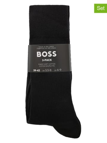 Hugo Boss 3-delige set: sokken zwart