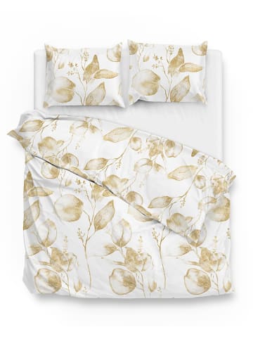 Zo!Home Satijnen beddengoedset "Micah" wit/beige