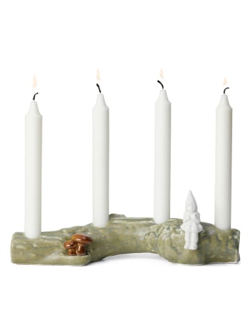 Kähler Kaarshouder "Christmas Tales" groen - (B)30 x (H)10 x (D)10 cm