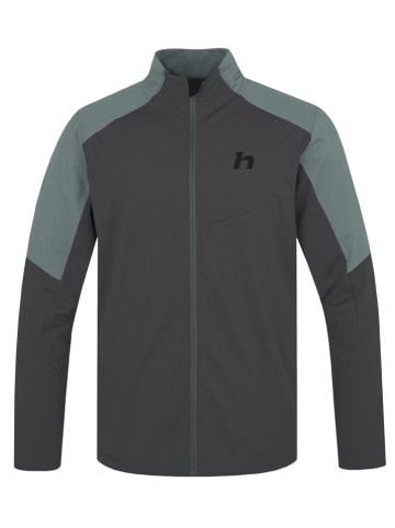 Hannah Fleecejacke in Grau/ Grün