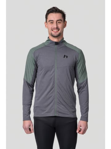 Hannah Fleece vest grijs/groen