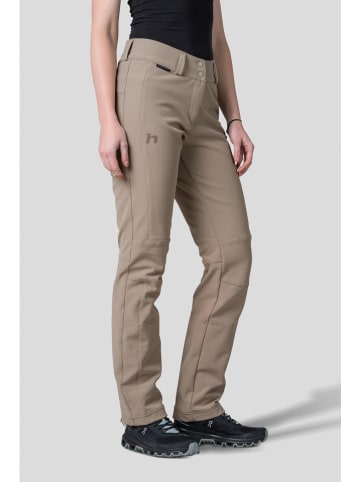 Hannah Softshell-ski-/snowboardbroek beige