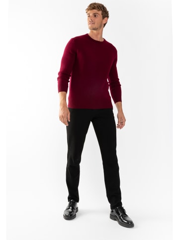 Just Cashmere Kaszmirowy sweter "Gabin" w kolorze bordowym