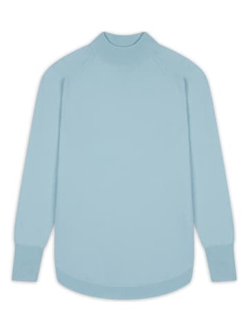 Just Cashmere Sweter w kolorze błękitnym