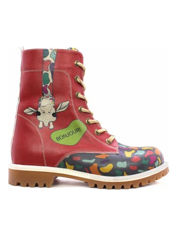 Goby Boots rood/meerkleurig