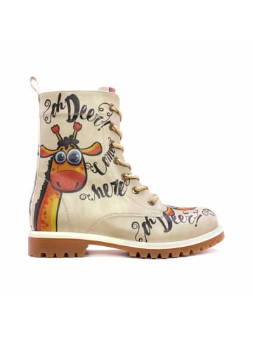 Goby Boots in Beige/ Bunt