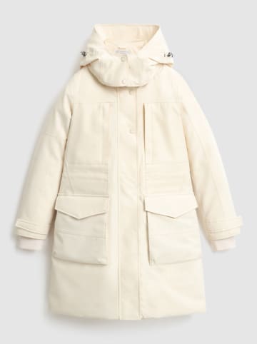 Woolrich Parka puchowa "Cayuta" w kolorze kremowym