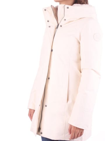 Woolrich Parka puchowa "Boulder" w kolorze kremowym