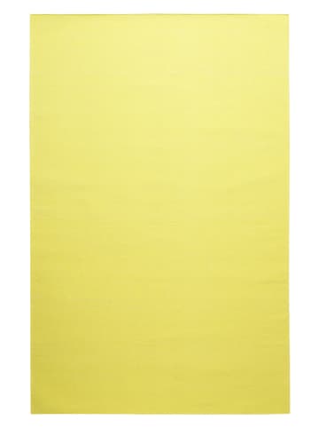 Green Looop Baumwoll-Teppich "Nizza" in Gelb