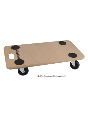 BRÜDER MANNESMANN Möbelroller in Hellbraun - (B)60 x (T)31 cm
