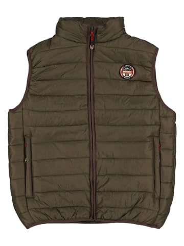 Geographical Norway Doorgestikte bodywarmer kaki