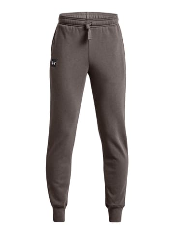 Under Armour Spodnie dresowe w kolorze szarobrązowym