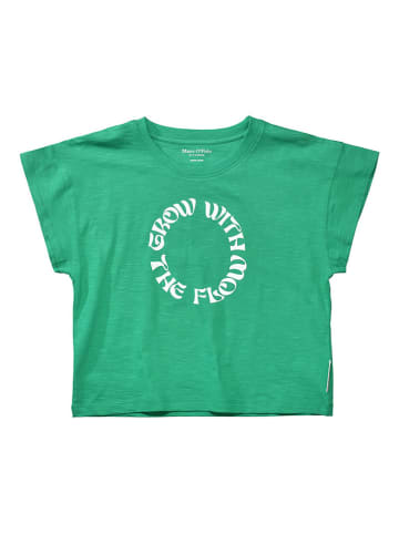 Marc O'Polo Junior Koszulka w kolorze zielonym