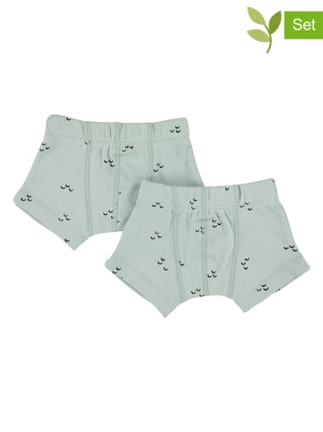 TRIXIE 2-delige set: boxershorts "Mountains" mintgroen