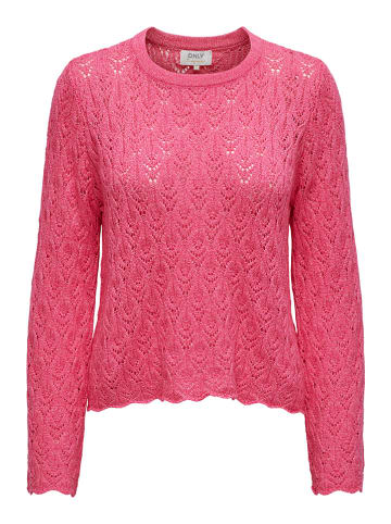 ONLY Sweter "Lalvi" w kolorze różowym