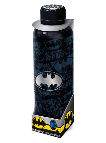 Batman Butelka termiczna w kolorze granatowo-czarnym - 515 ml