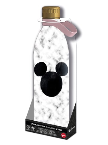 Disney Mickey Mouse Edelstahl-Thermoflasche "Mickey Mouse" in Grau/ Weiß - 1000 ml