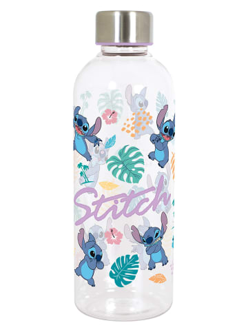 Stor Trinkflasche "Stitch" in Transparent/ Blau - 850 ml
