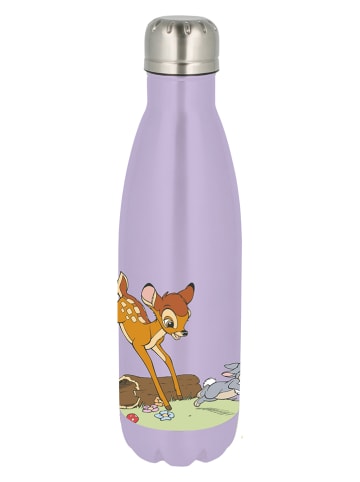 Stor Edelstahl-Trinkflasche "Bambi" in Lila - 780 ml