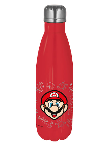 Super Mario Edelstahl-Trinkflasche "Super Mario" in Rot - 780 ml