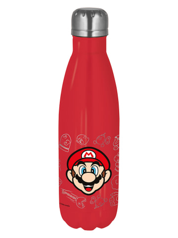 Super Mario Roestvrijstalen drinkfles "Super Mario" rood - 780 ml