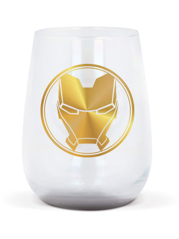 Marvel 2-delige set: glazen "Pokemon" transparant/goudkleurig/zilverkleurig - 510 ml