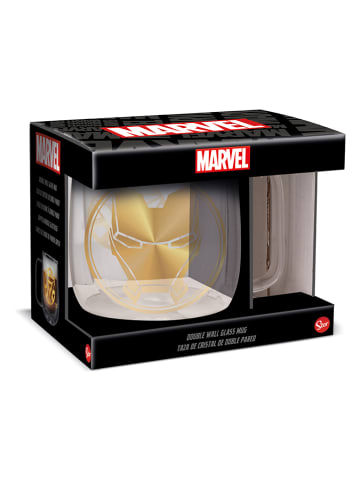 Marvel Kop "Marvel" transparant/goudkleurig - 290 ml
