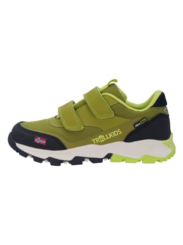 Trollkids Buty trekkingowe "Preikestolen" w kolorze zielonym