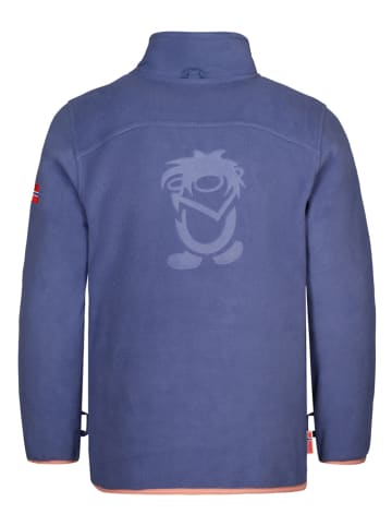 Trollkids Fleece vest "Oppdal" blauw