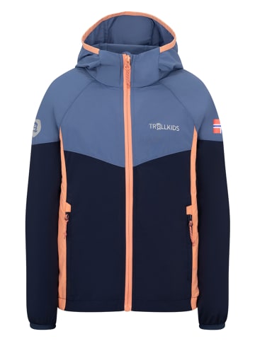 Trollkids Funktionsjacke "Sira" in Blau/ Schwarz