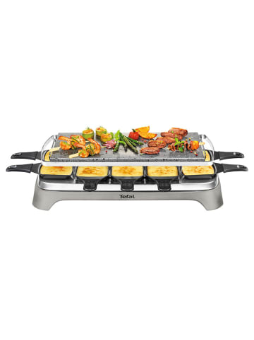 Tefal Raclette-Grill PR457B "Pierrade" in Silber/ Grau