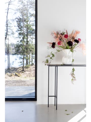 Byon Vase "Crumple" in Weiß - (B)23,5 x (H)26 x (T)17 cm