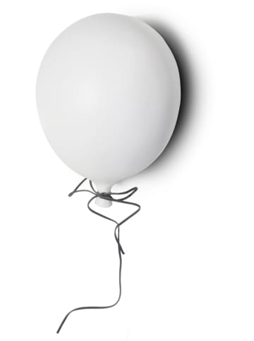 Byon Dekoracja ścienna "Balloon" w kolorze białym - wys. 23 x Ø 17 cm