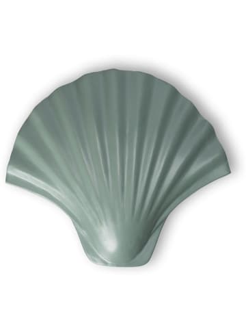 Byon Wanddecoratie "Shell" groen - (B)15 x (H)13 cm