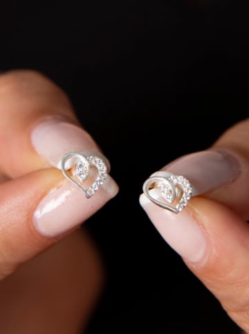 Lodie Silver Zilveren oorstekers met edelstenen
