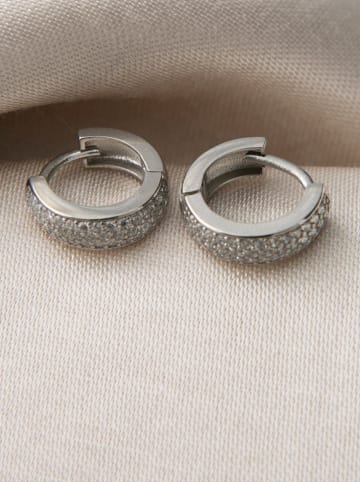 Lodie Silver Silber-Creolen mit Edelsteinen