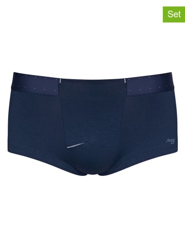 Sloggi 2-delige set: boxershorts donkerblauw