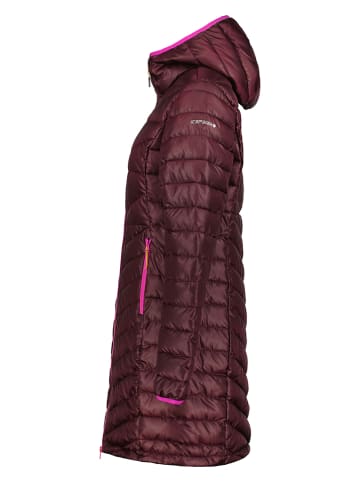Icepeak Płaszcz pikowany "Benham" w kolorze bordowym