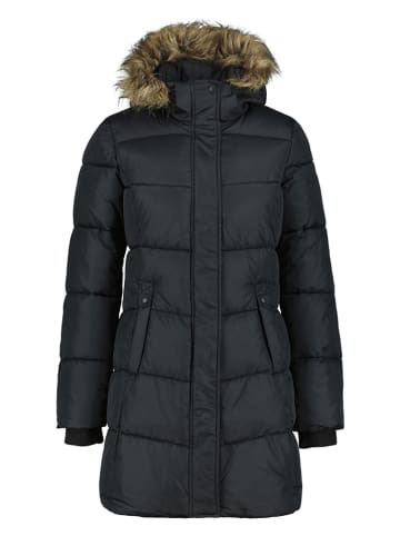 Icepeak Płaszcz pikowany "Aues" w kolorze czarnym