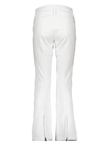 Icepeak Softshellowe spodnie narciarskie "Entiat" w kolorze białym